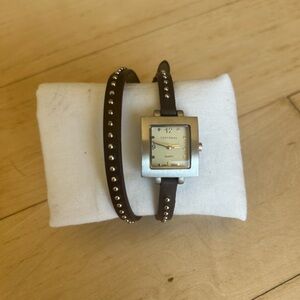TOKYObay Brown Leather Wrap Watch